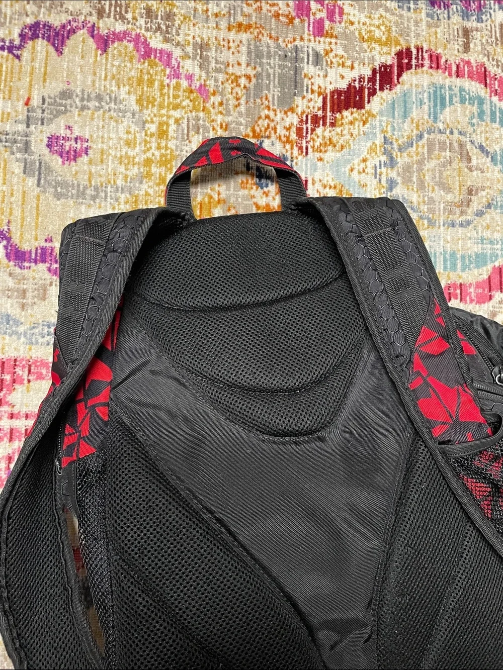 Under Armour black and red backpack